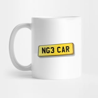 NG3 CAR Carlton Number Plate Mug